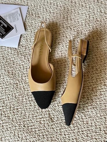 женский ботас: Босоножки, 36, Chanel, Новый, цвет - Бежевый, Самовывоз, Платная доставка — 2