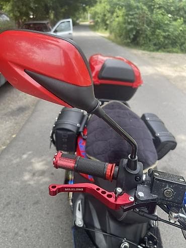 Мототехника: Скутер Yamaha (линейка Aerox/стайлинг), яркий тюнинг и туристическое — 7