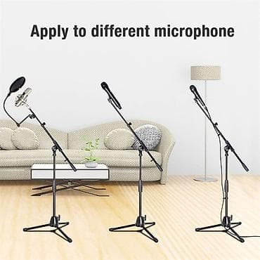 студийный микрафон: Высококачественная профессиональная регулируемая подставка для — 2