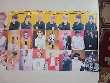 Көркөм өнөр жана коллекциялоо: Набор коллекционных фотокарт BTS “Butter”. - Тематика: альбом/эра — 3