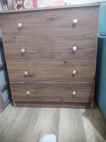 Комод для одежды, Без зеркала, ЛДСП, цвет - Коричневый