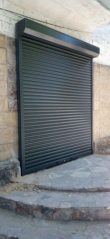 ворота для гаража цена: Ролл дверь, Жалюзи дверь, Алюминий, Бесплатная доставка, Бесплатная установка — 14