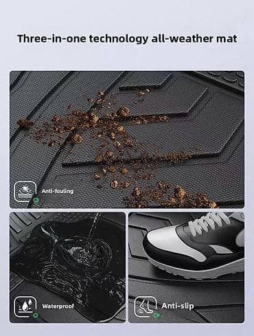 Полики: 5D Полики Для салона Toyota, цвет - Черный, Новый, Бесплатная доставка, Самовывоз — 4