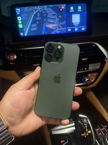 Техника и электроника: IPhone 13 Pro, Б/у, 128 ГБ, Alpine Green, Защитное стекло, Чехол, 81 % — 1