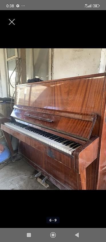 Музыкалык аспаптар: Пианино «Беларусь» (вертикальное) чуть сорапина есть срочно продаю - — 5