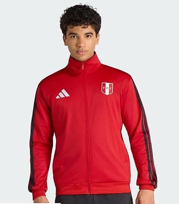 Мужской спортивный костюм, L, Adidas, Новый, цвет - Красный, Самовывоз, Платная доставка