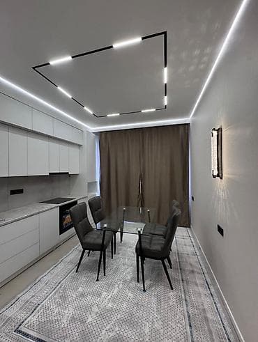 pro group: 2 комнаты, 55 м², Асанбай мкр Элитка, 14 этаж, Дизайнерский ремонт — 5