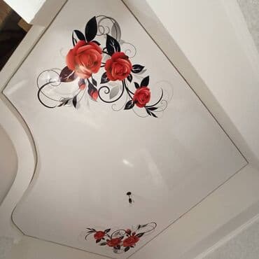 натяжные потолки город ош: Натяжной потолок 3D потолки, Глянцевое, Матовое Монтаж, Гарантия, Демонтаж — 4