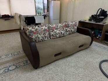 диван из палета: Раскладной диван, Б/у — 2