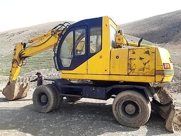 daewoo k2: Экскаватор, Samsung, 1995 г., Колесный — 3