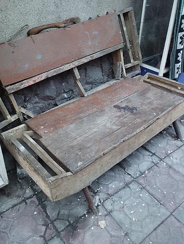 Скамейка Без спинки, Без крыши
