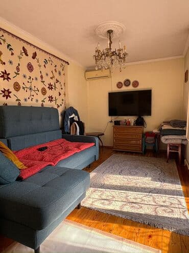 продаю 2х ком кв бишкеке без ремонта токтогул ткрусбекова: 2 комнаты, 44 м², Индивидуалка, 5 этаж, Косметический ремонт — 1