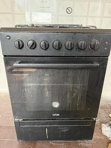 духовки артель: Газовая печь, Artel, Б/у, Напольная, цвет - Черный — 1