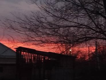 Фотография «Закат в пригороде» - Атмосферный кадр вечернего неба с