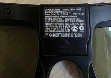 vr очки с контроллерами: Активные 3D‑очки Samsung (2 пары) - Тип: активные затворные 3D‑очки — 2