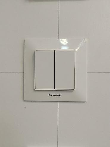 led matrix panel: Двухклавишный выключатель Panasonic - Тип: механический настенный — 1