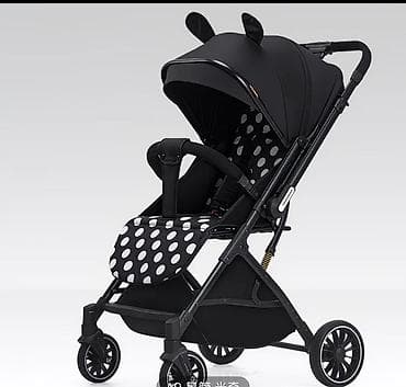 soft shell: Прогулочная коляска трость/компакт с капюшоном и ушками - Легкая — 5