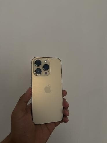 IPhone 14 Pro, Б/у, 128 ГБ, Золотой, 97 %