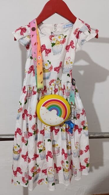 платье дордой: Комплект, цвет - Белый — 1