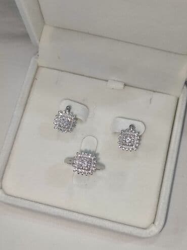 эксклюзивные свадебные пригласительные: Серебряный Набор под Бриллианты Серебро 925 пробы Качество отличное — 1