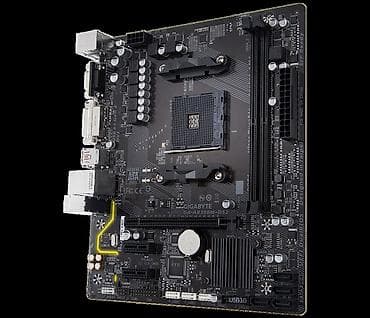 socket 1155: Материнская плата для ПК, Б/у, Gigabyte, AM4, Micro-ATX — 1