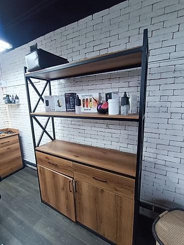 Кеңсе стеллаждары: Кеңсе стеллаж, Колдонулган, ЛДСП, түсү - Күрөң — 2