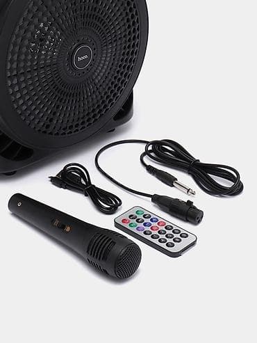 микрофон вокальный: Портативная акустическая система Hoco BS46 Karaoke Wireless Speaker - — 3