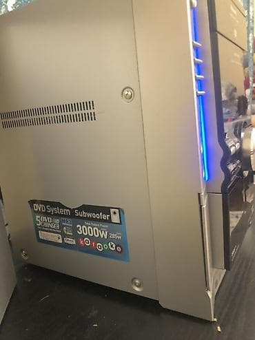 dvd usb: Муз.,dvd центр Panasonic Сабвуфер, aux(кабеля нет) всё работает В — 3