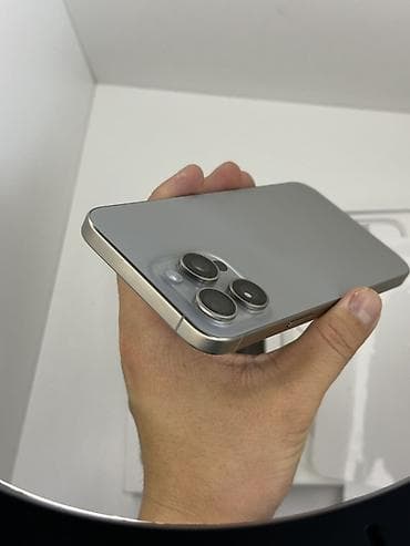 redmi 13 с: IPhone 15 Pro Max, Колдонулган, 256 ГБ, Natural Titanium, Куту, 87 % — 9