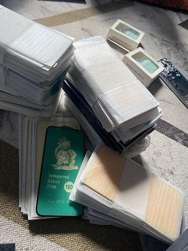 Защитные стекла и плёнки для айфонов и андроидов - Закалённое стекло