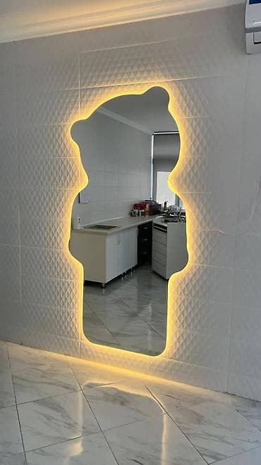 Күзгүлөр: Зеркала с подсветкой,с пескоструем (С ВАШИМИ ЛОГОТИПАМИ) для ванной — 10
