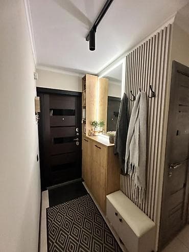Батирлер: 1 бөлмө, 45 м², 8-мкр 104-серия, 1 кабат, Жаңы ремонт — 6