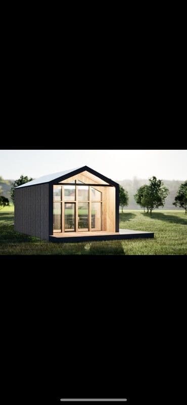 а фрейм дома бишкек: Коттедж, 18 м², 2 комнаты, Собственник, Дизайнерский ремонт — 16