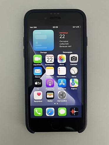 iphone ce: IPhone 7, 128 ГБ, Черный, Наушники, 78 % — 2
