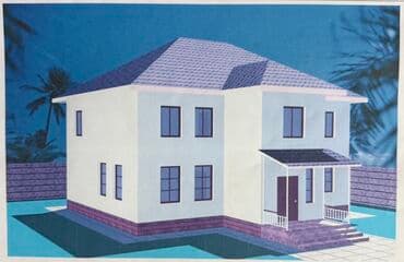 ош дом быта: Дом, 180 м², 7 комнат — 1