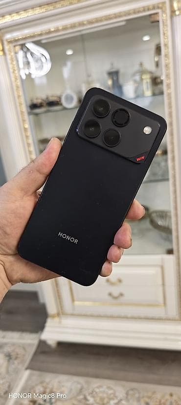 Honor Magic 8 Pro, Б/у, 512 ГБ, цвет - Черный, 2 SIM