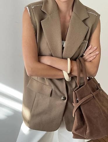 Жеке буюмдар: Костюмная безрукавка Размер L/XL Женская одежда от производителя 🇰🇬 В — 4