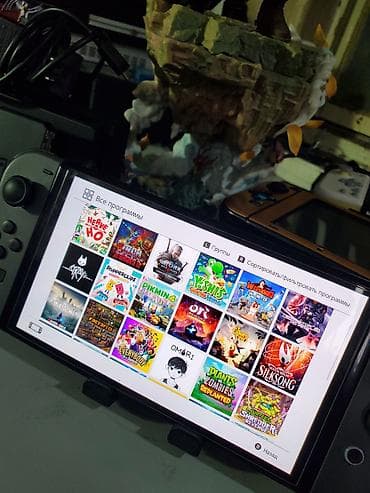 sd 128: Nintendo switch oled чипованная (прошитая) установлено 41 игра память — 2