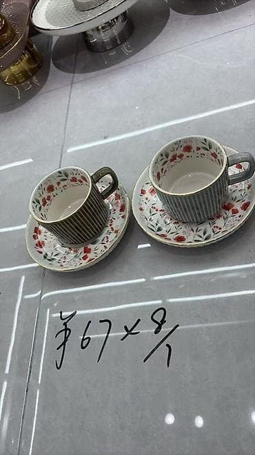 metta samurai: Наборы чашек с блюдцами, керамика - Элегантные чайные/кофейные пары — 2