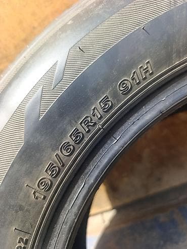 bridgeston: Шины 195 / 65 / R 15, Лето, Б/у, Комплект, Легковые, Япония, Bridgestone — 6