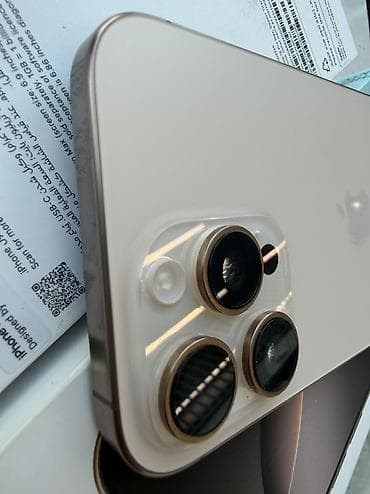 redmi note 10: IPhone 16 Pro Max, Б/у, 256 ГБ, Desert Titanium, Коробка, 92 % — 2