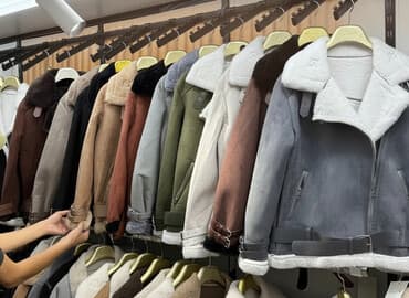 tech fleese: Дубленка, Авиатор, Китай, Короткая модель, Все размеры — 1