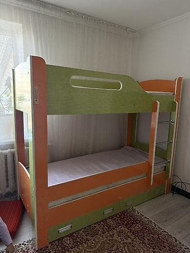 Балдар шкафтары: ✨ Продаётся удобная и стильная двухъярусная кровать ✨ Идеальный — 3