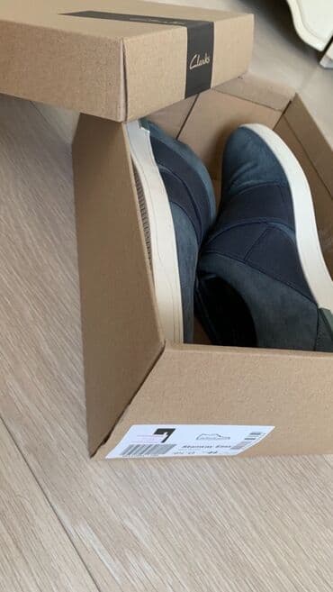 искры для обуви: Мужские кроссовки, 44, Clarks, Новый, цвет - Синий — 2