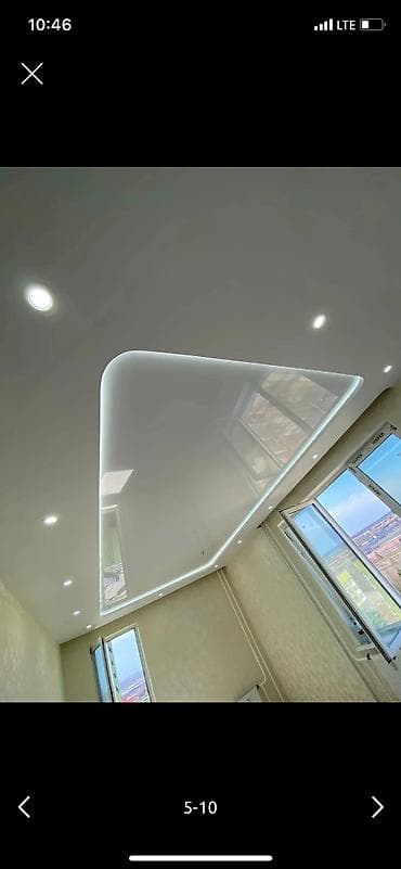 Буюртмага эшиктер: Керме шыптар Жылтырак, Жылтырабаган, 3D потолоктор Кепилдиги, Акысыз консультация, Акысыз ченөө — 5