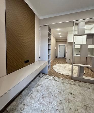 Квартиры: 1 комната, 35 м², Кок-Жар мкр Элитка, 4 этаж, Евроремонт — 3