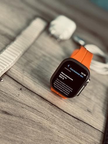 9 t: Продаю - Apple Watch Ultra (1 поколения А2622). Корпус : 49мм - титан — 3