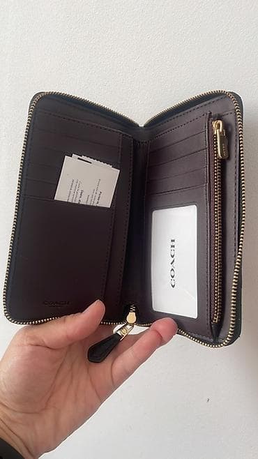 сумки бишкек: Кошелёк COACH (оригинал Америка) на молнии среднего размера - — 1