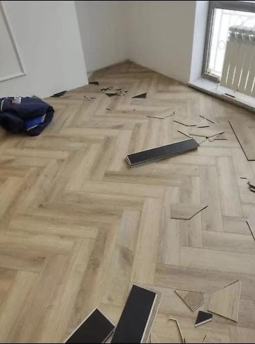 Кеңсе буюмдары: Профессиональный монтаж напольных покрытий - Укладка ламината любых — 9
