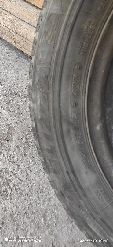 айнек рамка: Дөңгөлөктөр монтажда 185 / R 15, All-season, Колдонулган, 1 даана, Жеңил унаалар, Темир — 1
